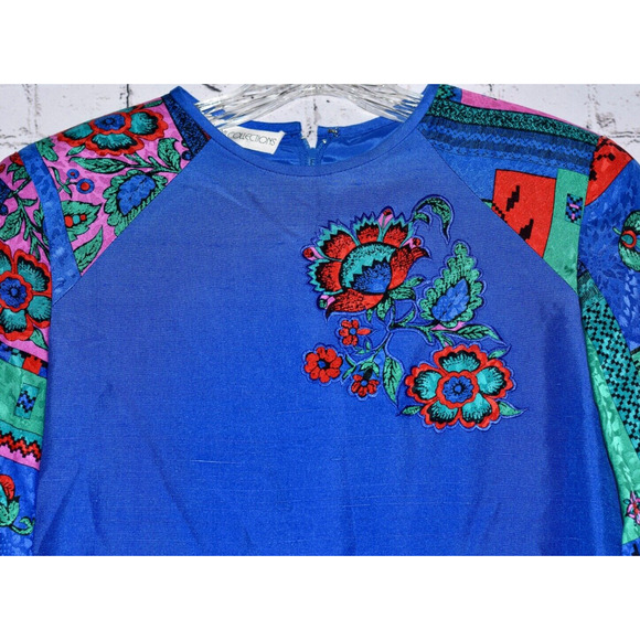 Uni Collection by Anne Crimmins Pattern Silk Dress - Picture 2 of 7